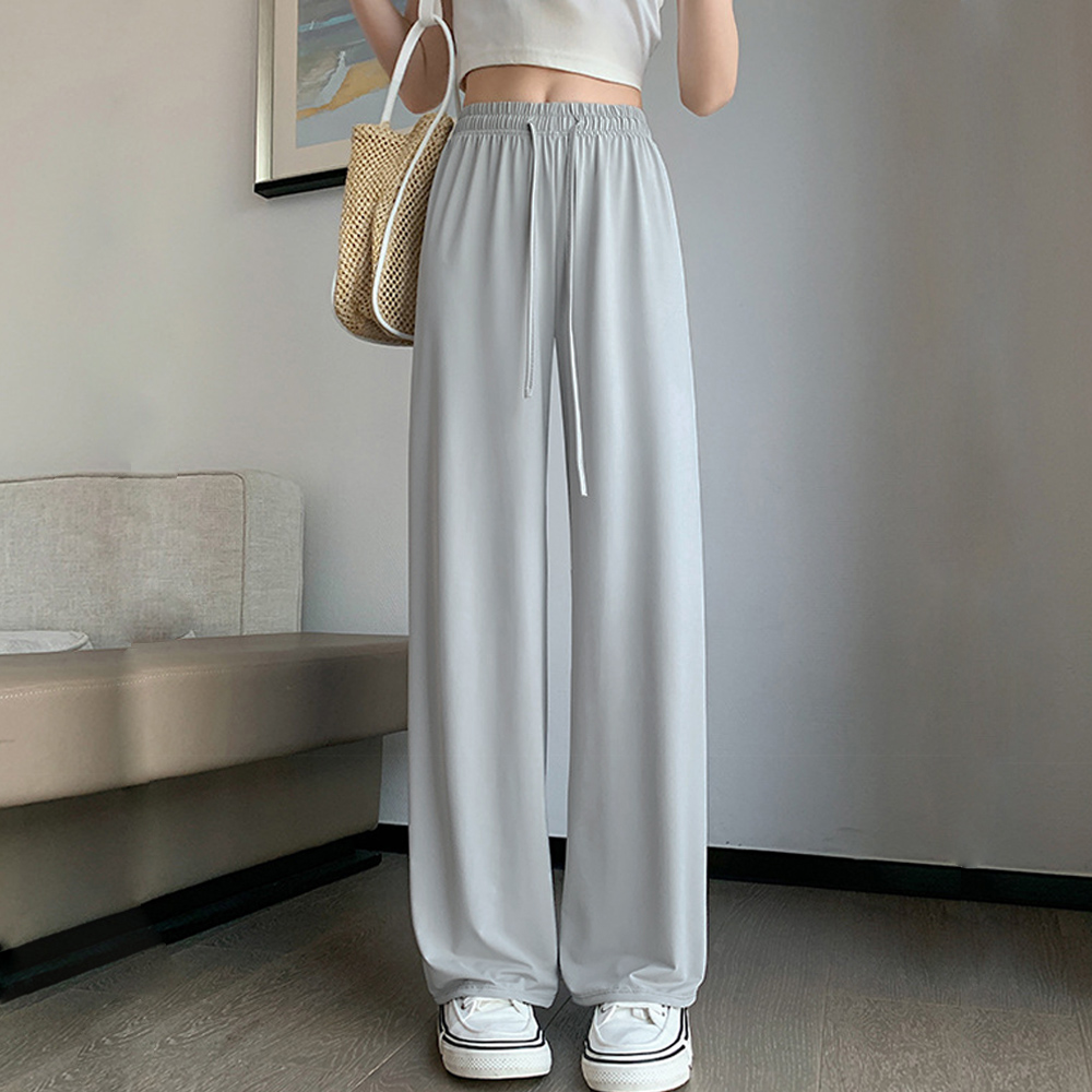 ワークパンツ 美脚効果 ハイウエストチノパン セミワイド