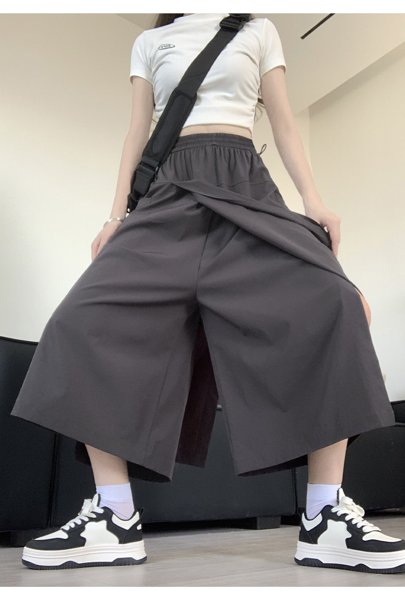 ワークパンツ ゆったりシルエット ワイドスラックス