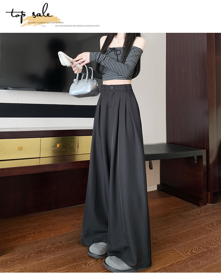 パンツセットアップ 流れるシルエット ワイドパンツ