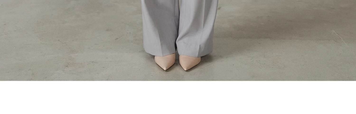 パンツセットアップ 洗練テーラードパンツセットアップ