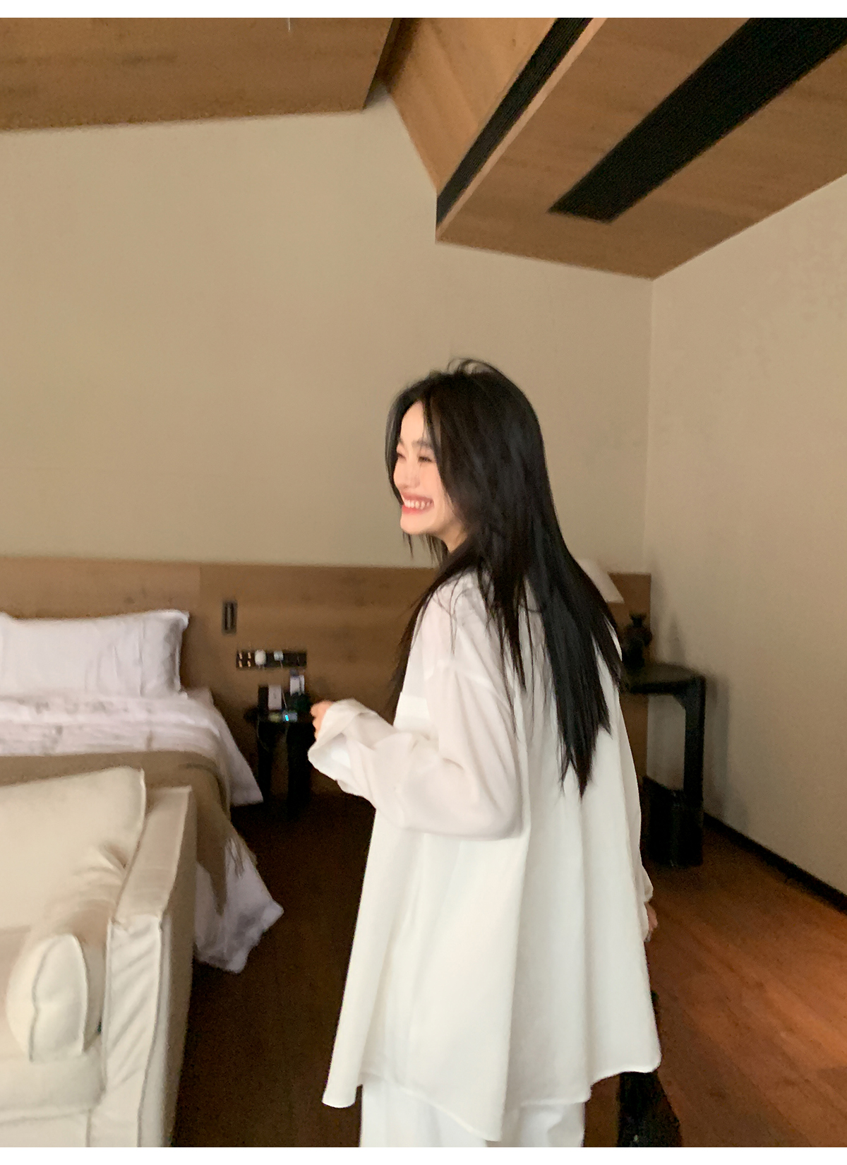 パンツセットアップ ワイド 優雅なリラックスワイドパンツセット