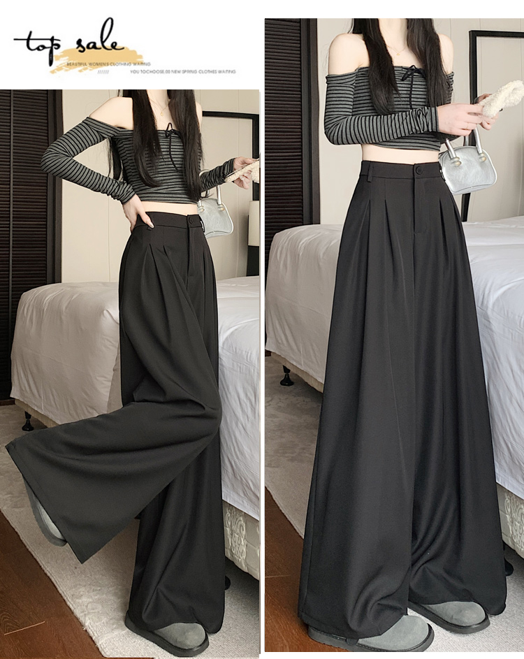 パンツセットアップ 流れるシルエット ワイドパンツ