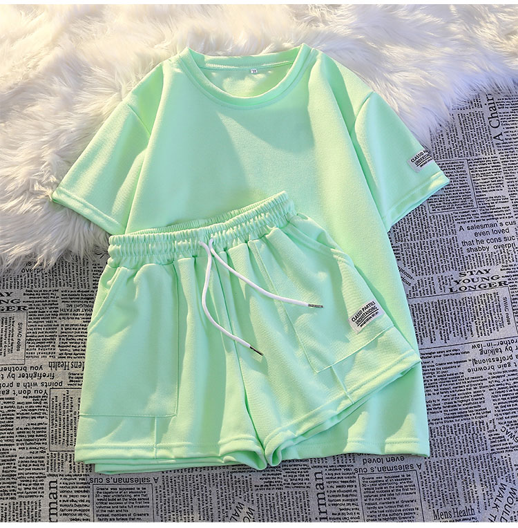パンツセットアップ シンプル快適ルームウェアセット