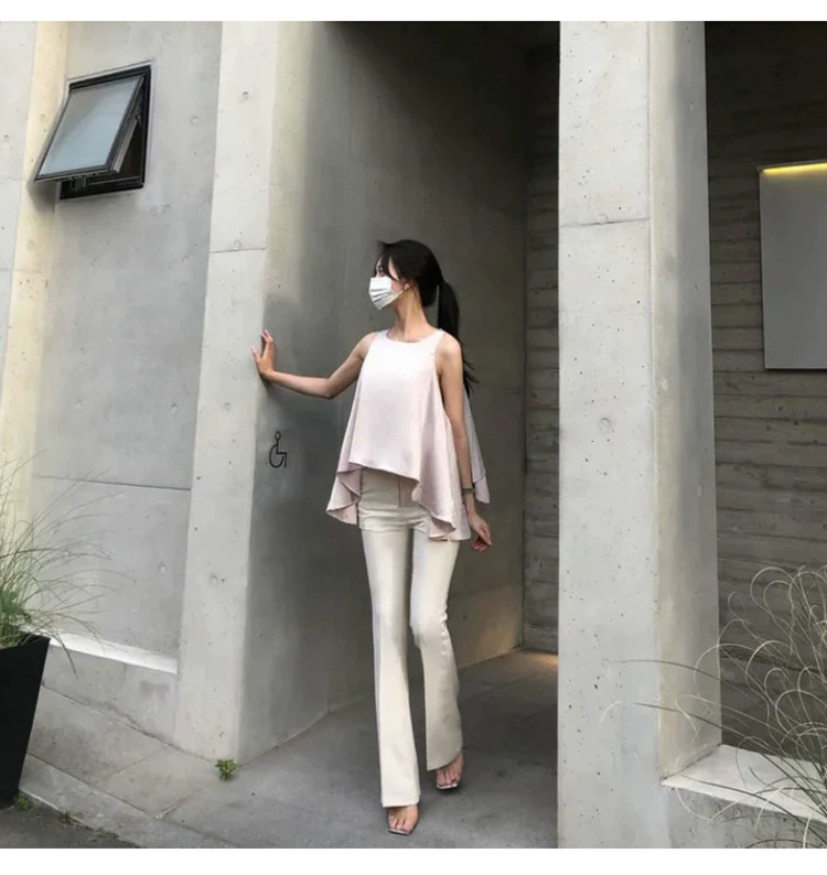パンツセットアップ 洗練フレアパンツ