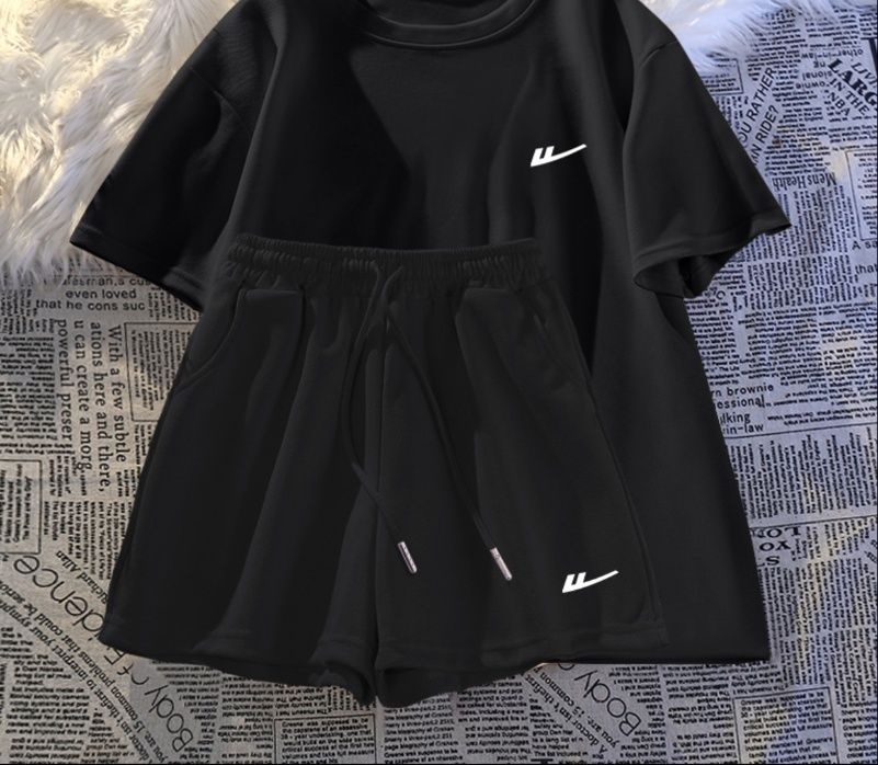 パンツセットアップ ショート ゆったりリラックスセットアップ