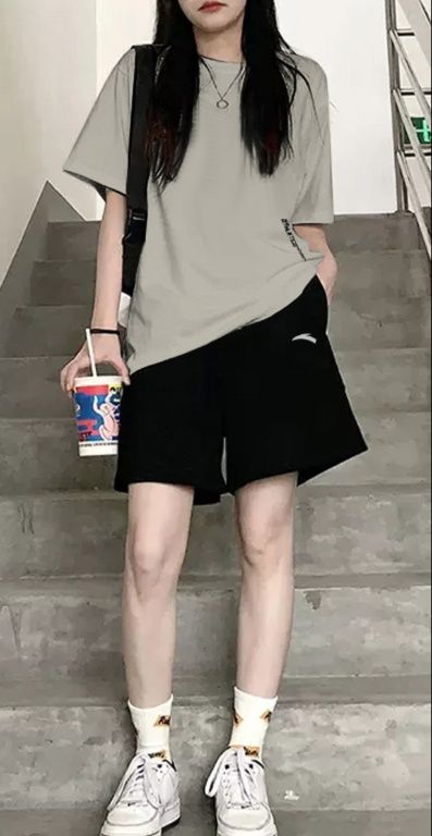パンツセットアップ ショート シンプル快適パンツセットアップ