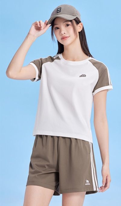 パンツセットアップ ショート 速乾機能付き爽やかパンツセットアップ