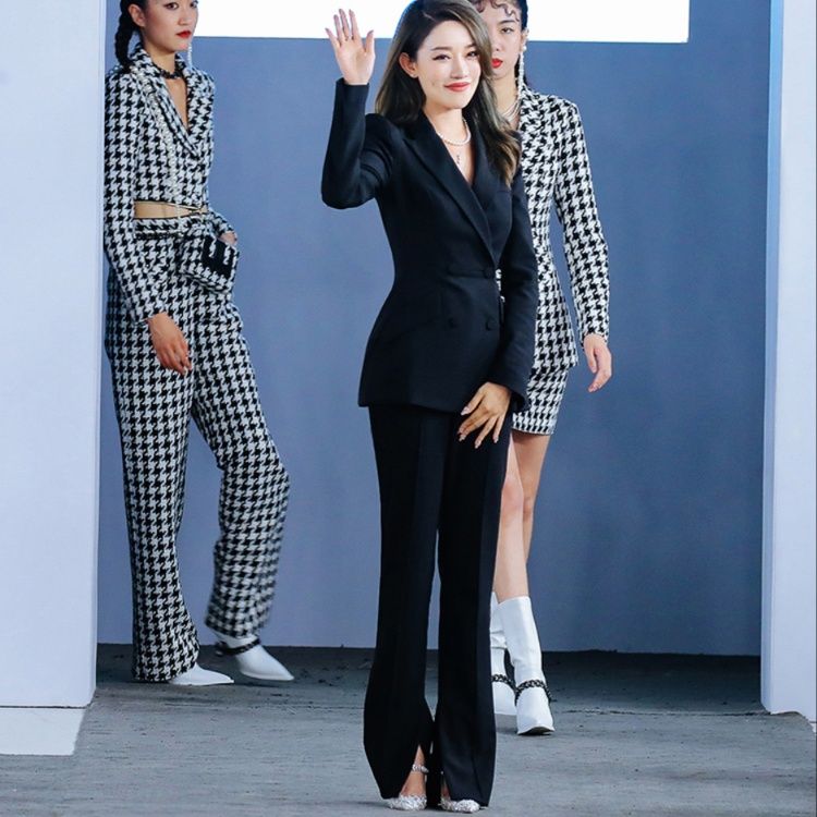 パンツセットアップ スーツ 洗練美人のダブルジャケット