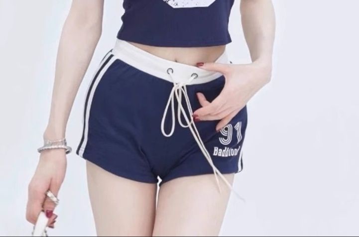 パンツセットアップ ショート スポーティナンバータンクトップセット