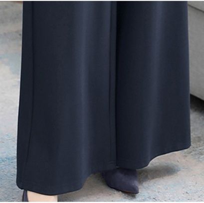 パンツセットアップ レイヤードデザイン ワイドパンツセット