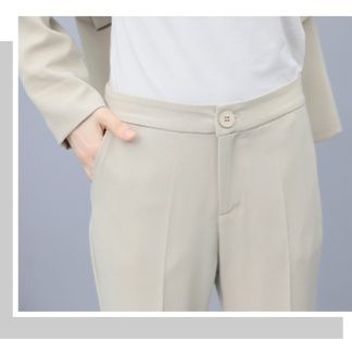 パンツセットアップ 洗練ジャケットストレートパンツセット