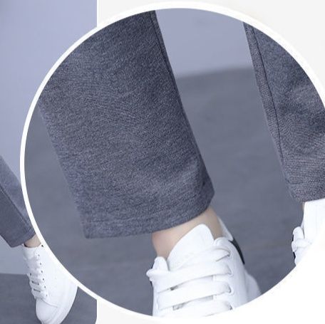 パンツセットアップ 洗練デザイン裾重ねパンツセット