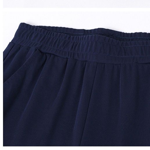 パンツセットアップ 半袖ハーフジップ ワイドパンツセット