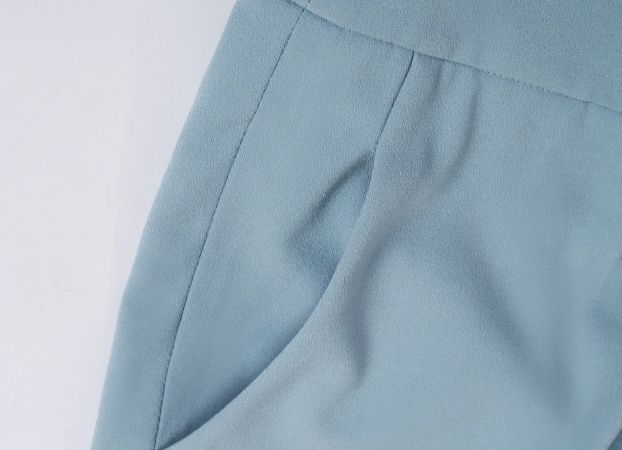 パンツセットアップ アシンメトリー半袖パンツセットアップ