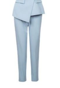 パンツセットアップ アシンメトリー半袖パンツセットアップ