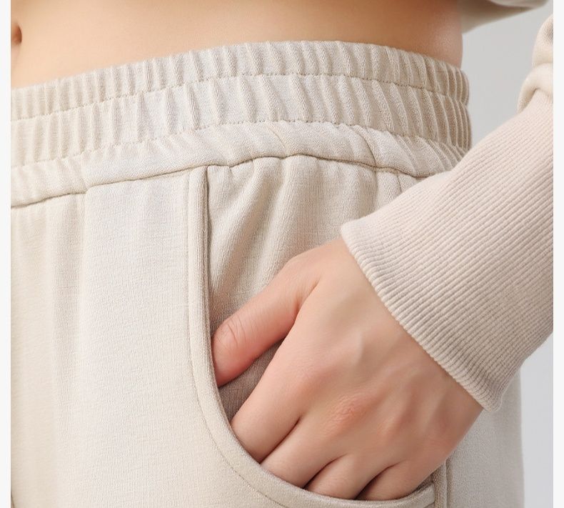 パンツセットアップ ハーフジップ ゆったりパンツセット