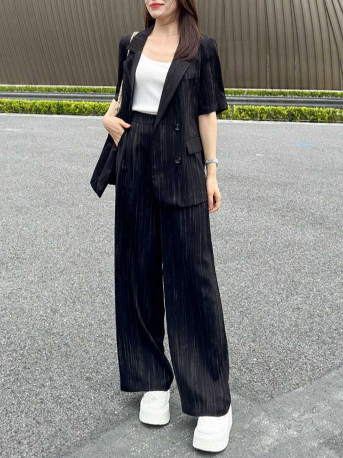 着回し力抜群で毎日がもっと楽しくなる！ジャケット パンツセットアップ レディースで叶える自分らしいスタイルおすすめ15選