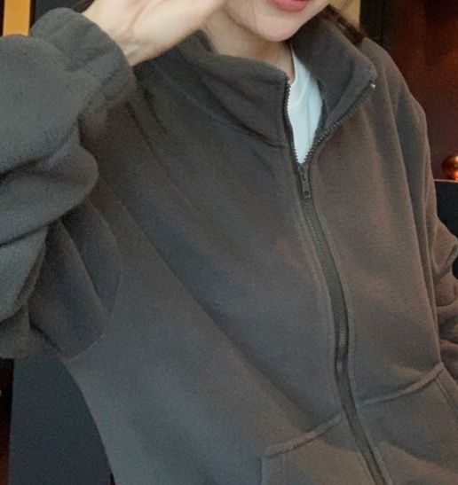 パンツセットアップ もこもこフリースジップアップパンツセットアップ