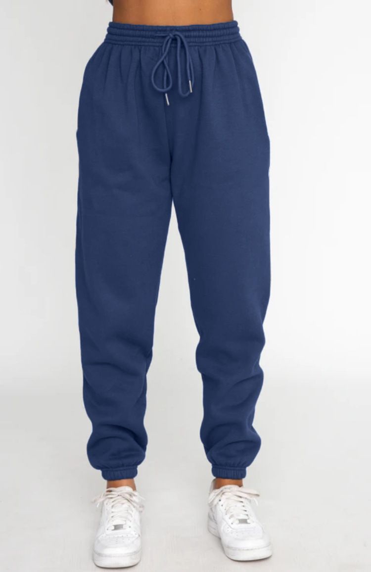 パンツセットアップ 裏起毛スウェット上下セットゆったりワイドパンツルームウェア