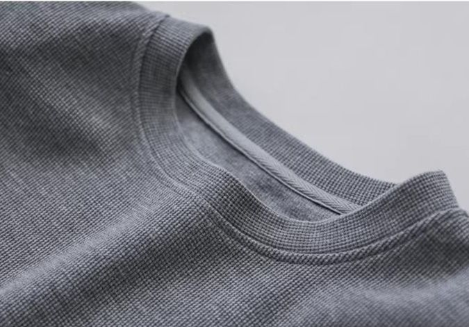 パンツセットアップ リブ編み半袖上下セット楽ちんルームウェア