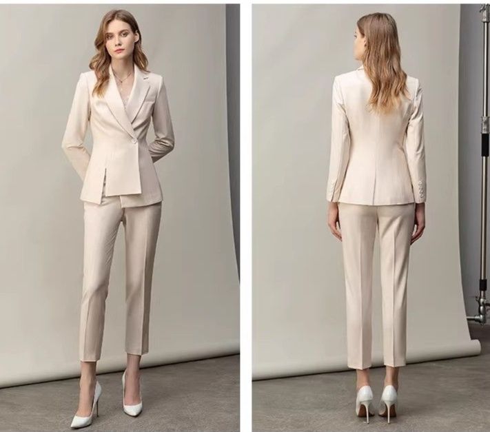 パンツセットアップ ショールカラーひとつボタンジャケットパンツスーツ上下セット