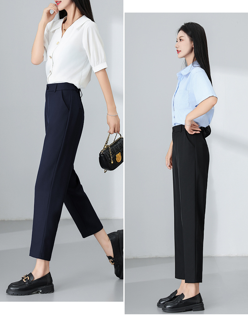 パンツセットアップ 上品ストレートシルエットパンツ