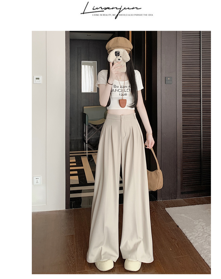 パンツセットアップ 流れるシルエット ワイドパンツ