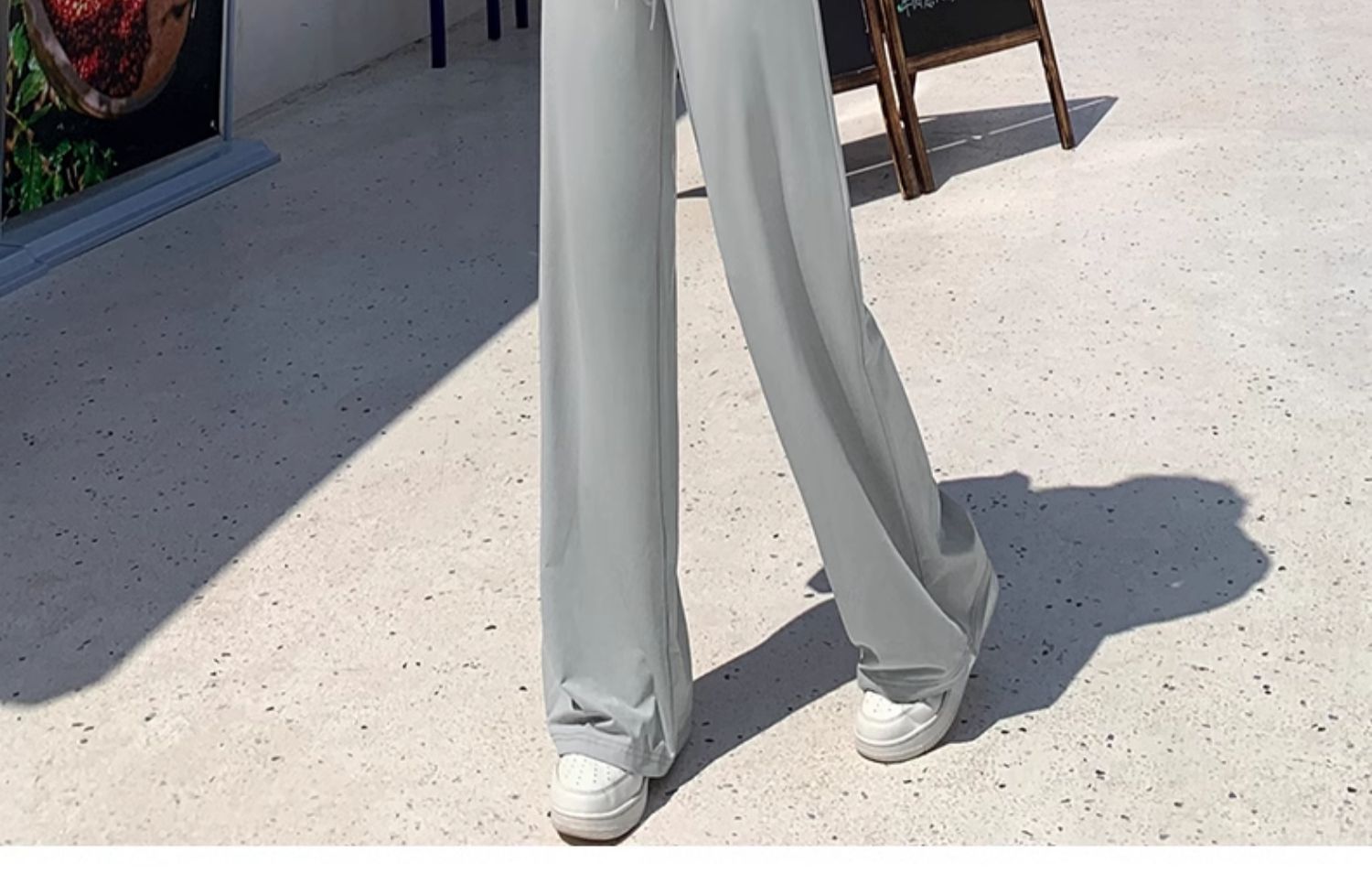 パンツセットアップ フード付きゆったりパンツセットアップ