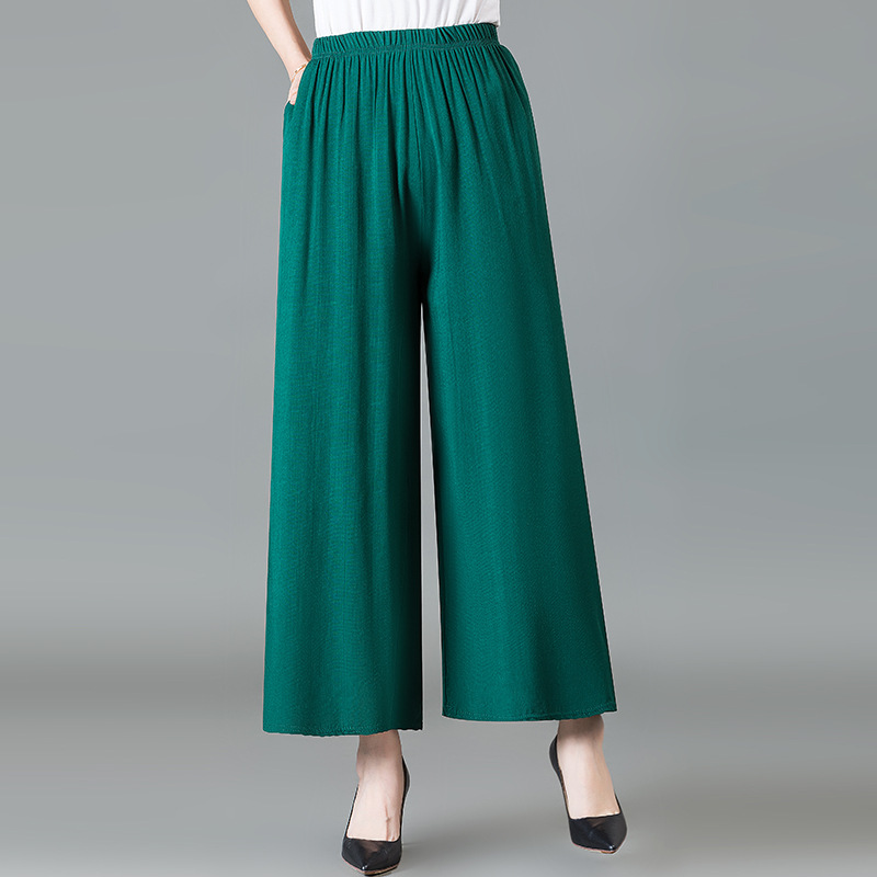 パンツセットアップ ゆったりシルエット美脚見えパンツセットアップワイド