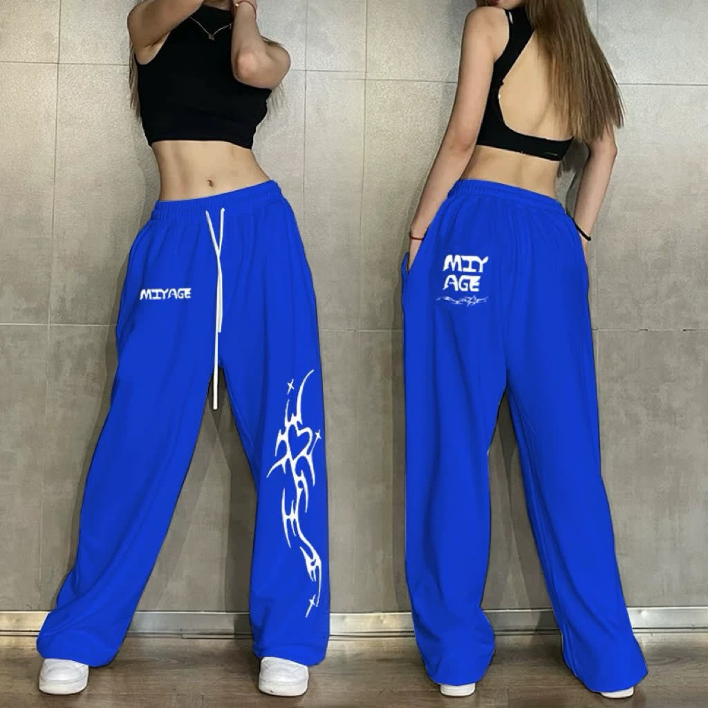 パンツセットアップ トライバル柄ワイドパンツ