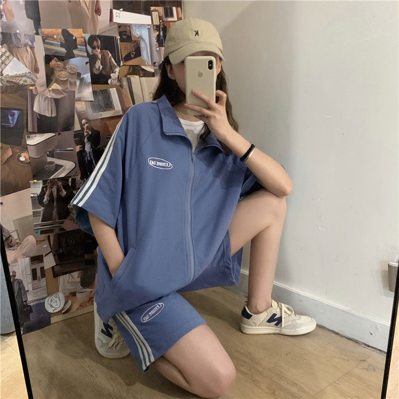 パンツセットアップ ラインサイドジップアップセットアップ