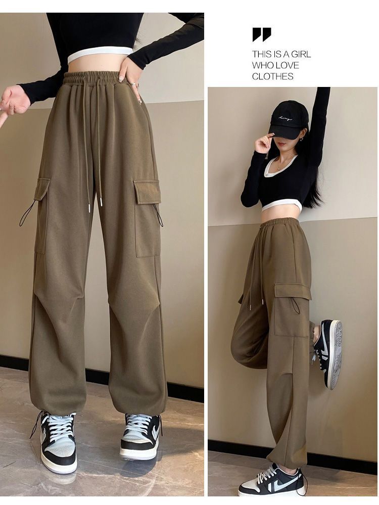 パンツセットアップ カーゴポケット付きリラックスワイドパンツ