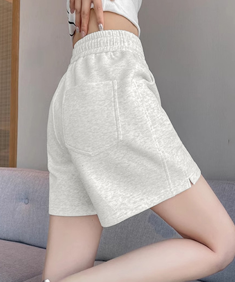 パンツセットアップ レディース ショート丈スウェットパンツ 夏服