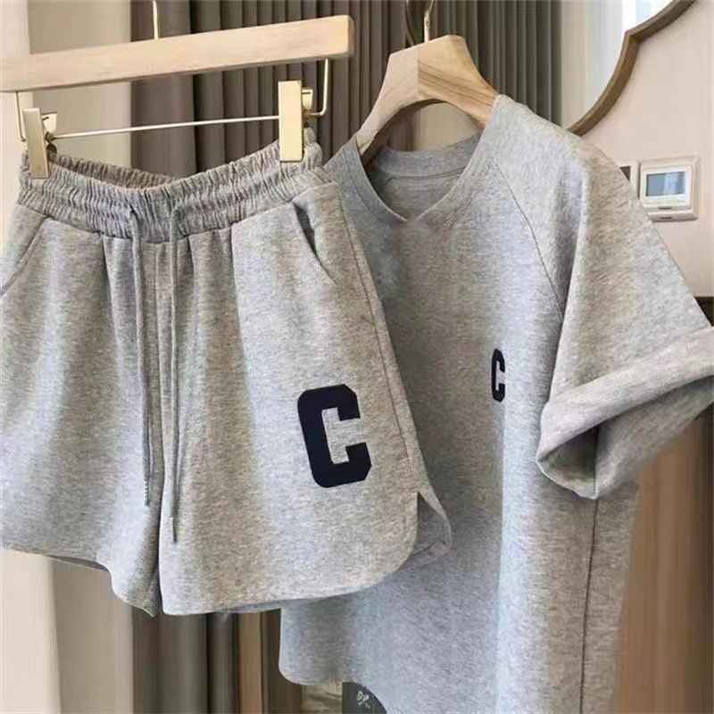 パンツセットアップ イニシャル刺繍入りルームウェアセット