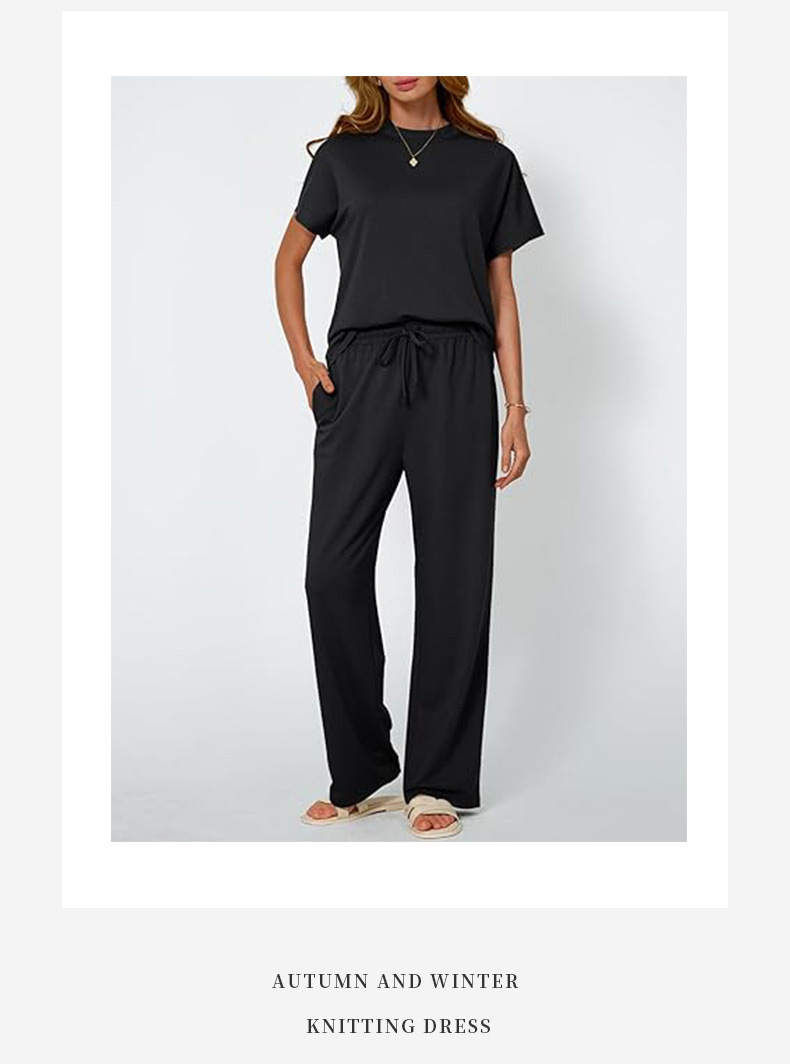 パンツセットアップ ゆったりリラックスセットアップ