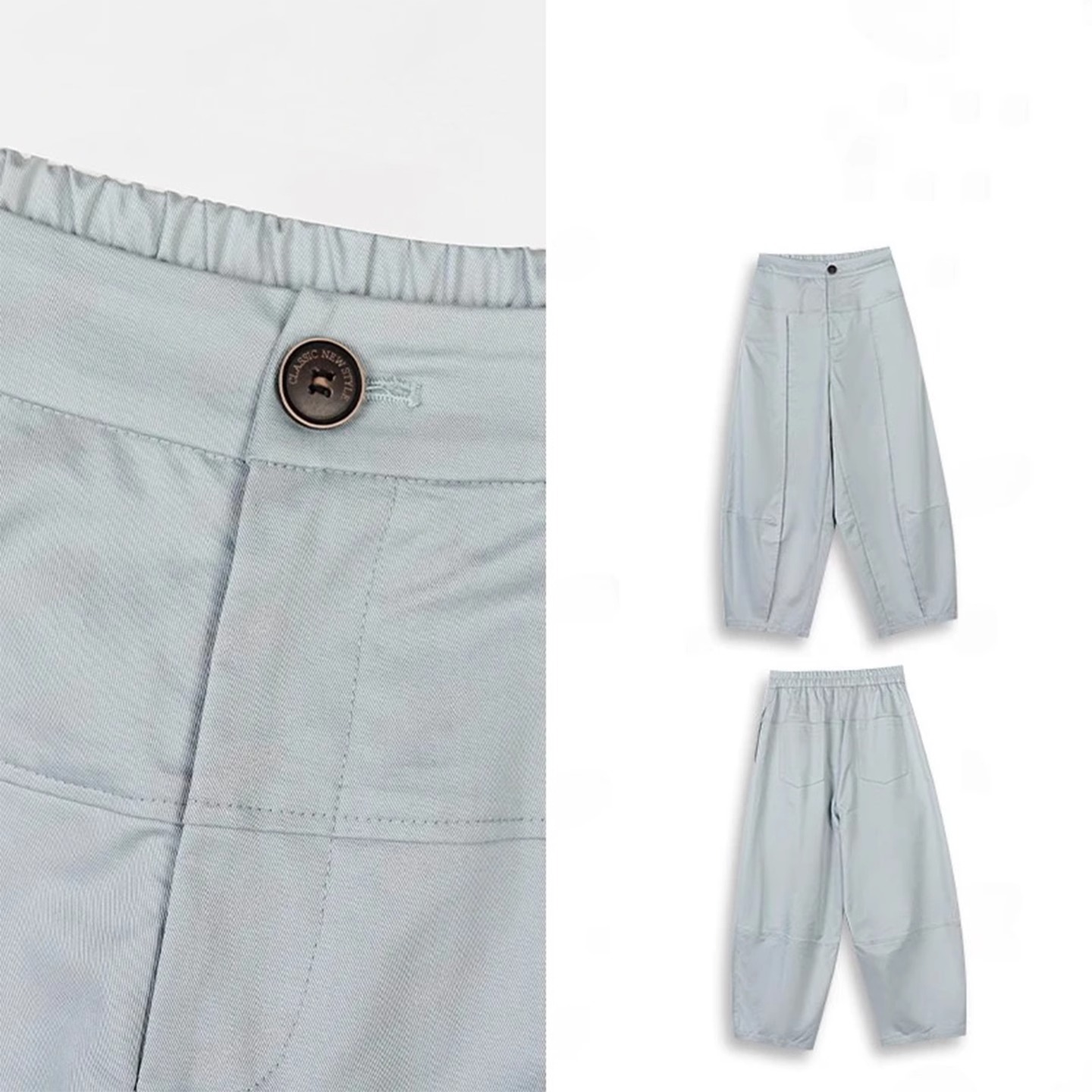 パンツセットアップ すっきりシルエットワイドパンツ