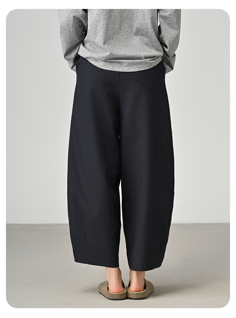 パンツセットアップ リラックスドレープワイドパンツ