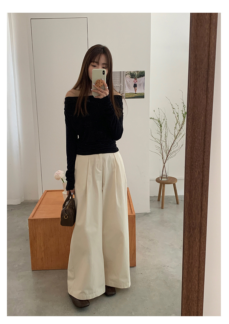 パンツセットアップ 上品仕立てフォーマルワイドパンツ