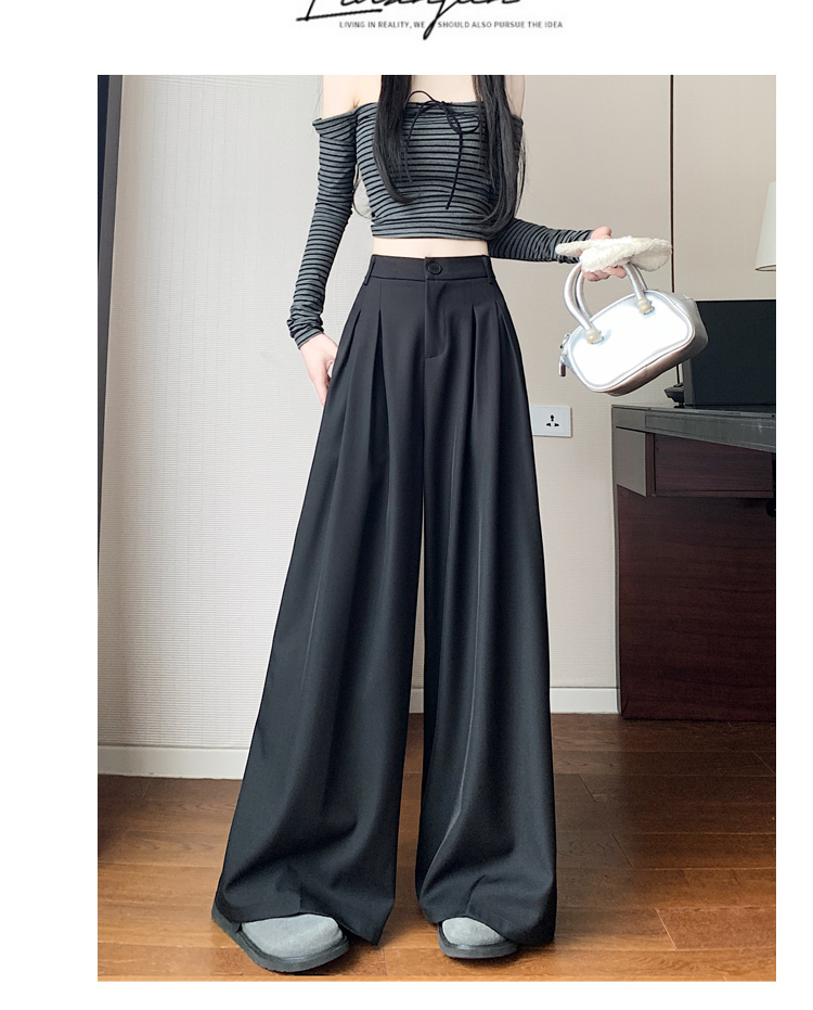 パンツセットアップ 流れるシルエット ワイドパンツ