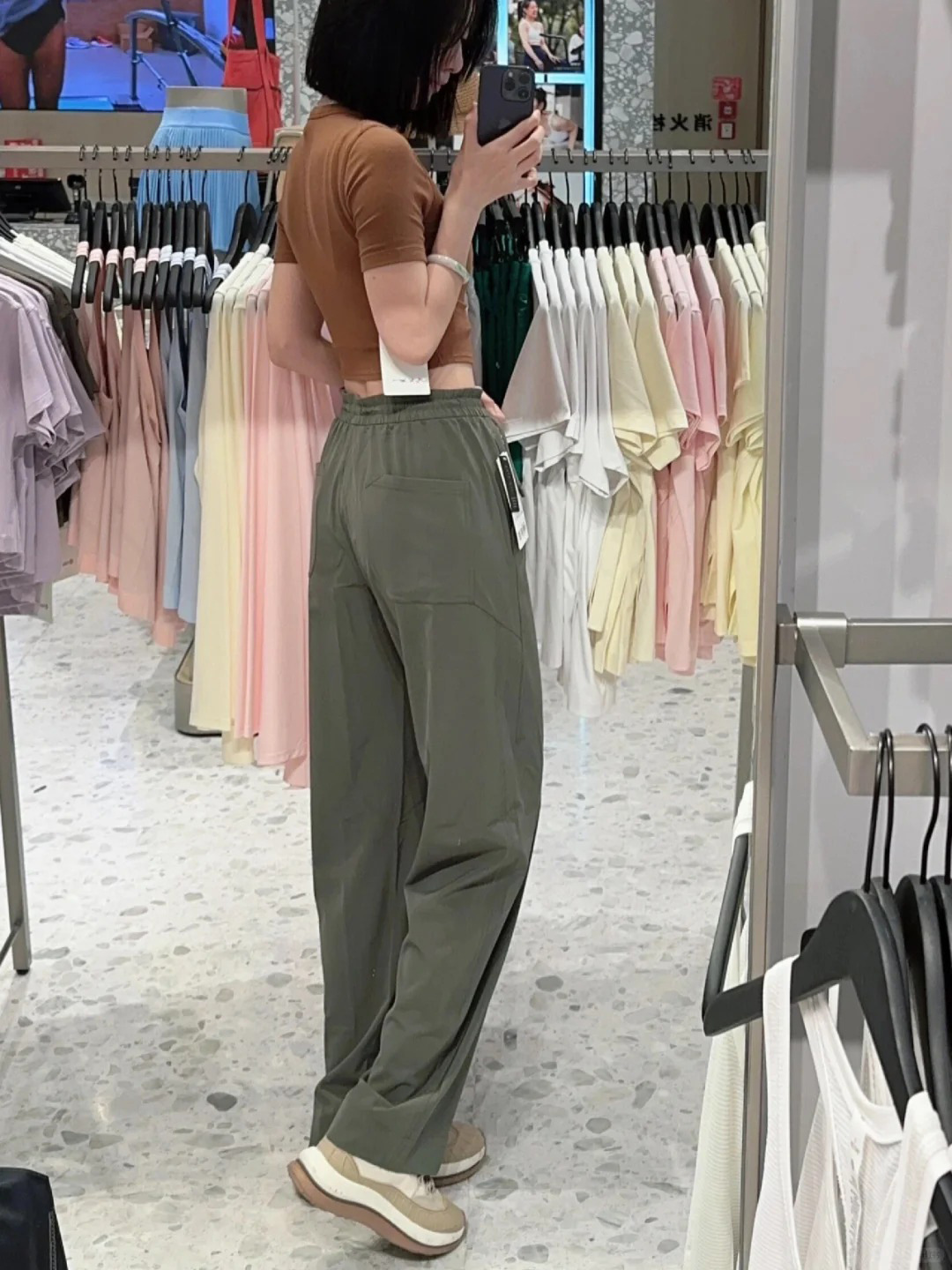 パンツセットアップ リラックスシルエットドローパンツ