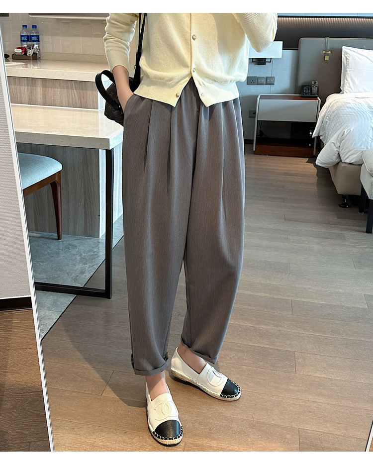 パンツセットアップ ゆったりシルエット美脚パンツ
