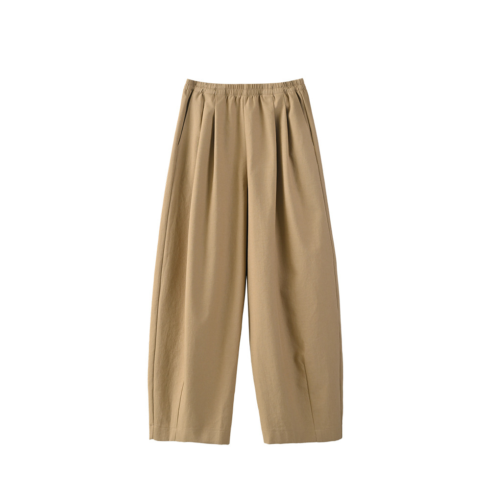 パンツセットアップ リラックスドレープワイドパンツ
