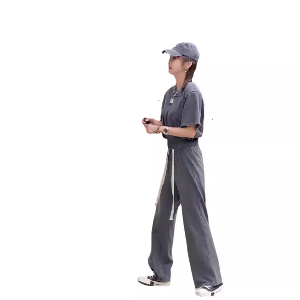 パンツセットアップ リラックスドレープワイドセットアップ