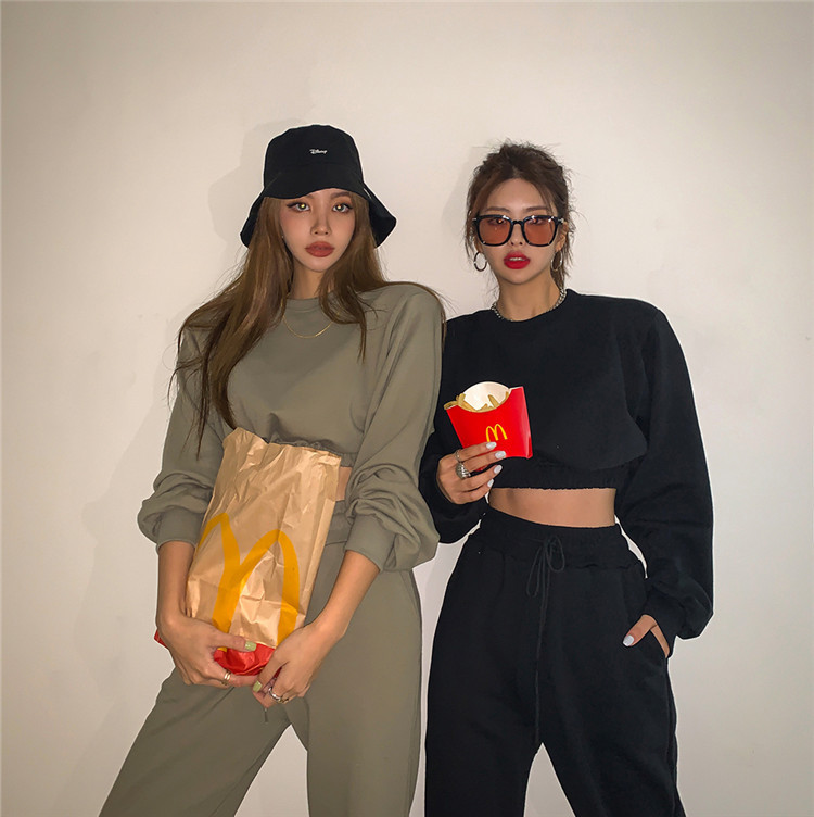 パンツセットアップ リラックスワイドスウェットセット
