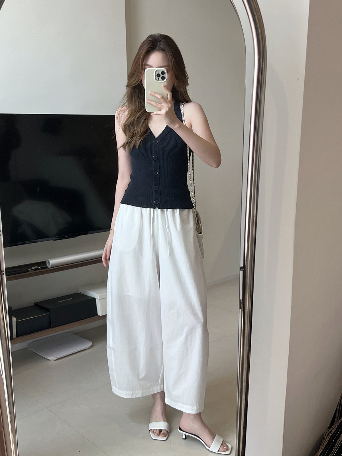 パンツセットアップ ゆったりシルエットコンフォートパンツ