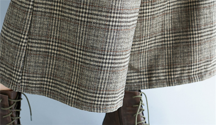 パンツセットアップ 秋冬新作 格子柄 ワイド キュロット ゆったり 七分丈