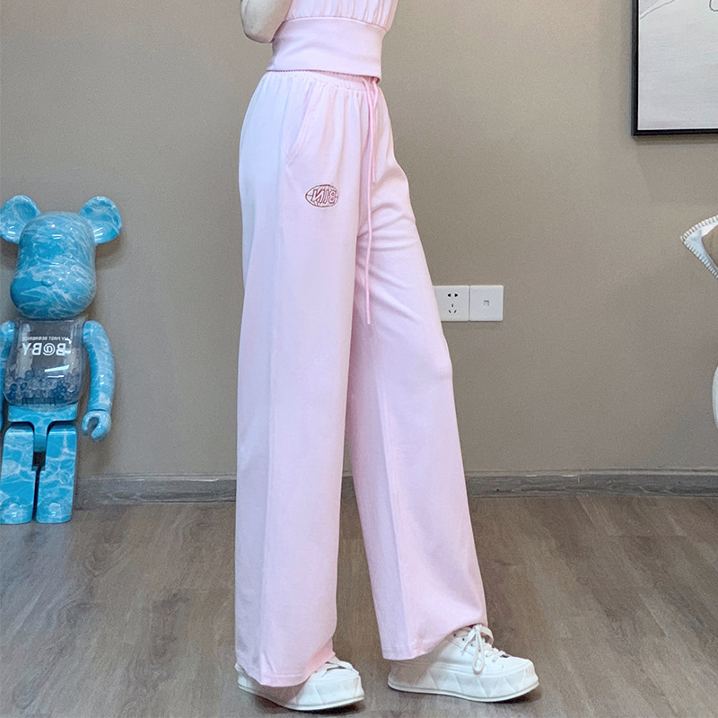 パンツセットアップ やわらか素材ワイドパンツセットアップ