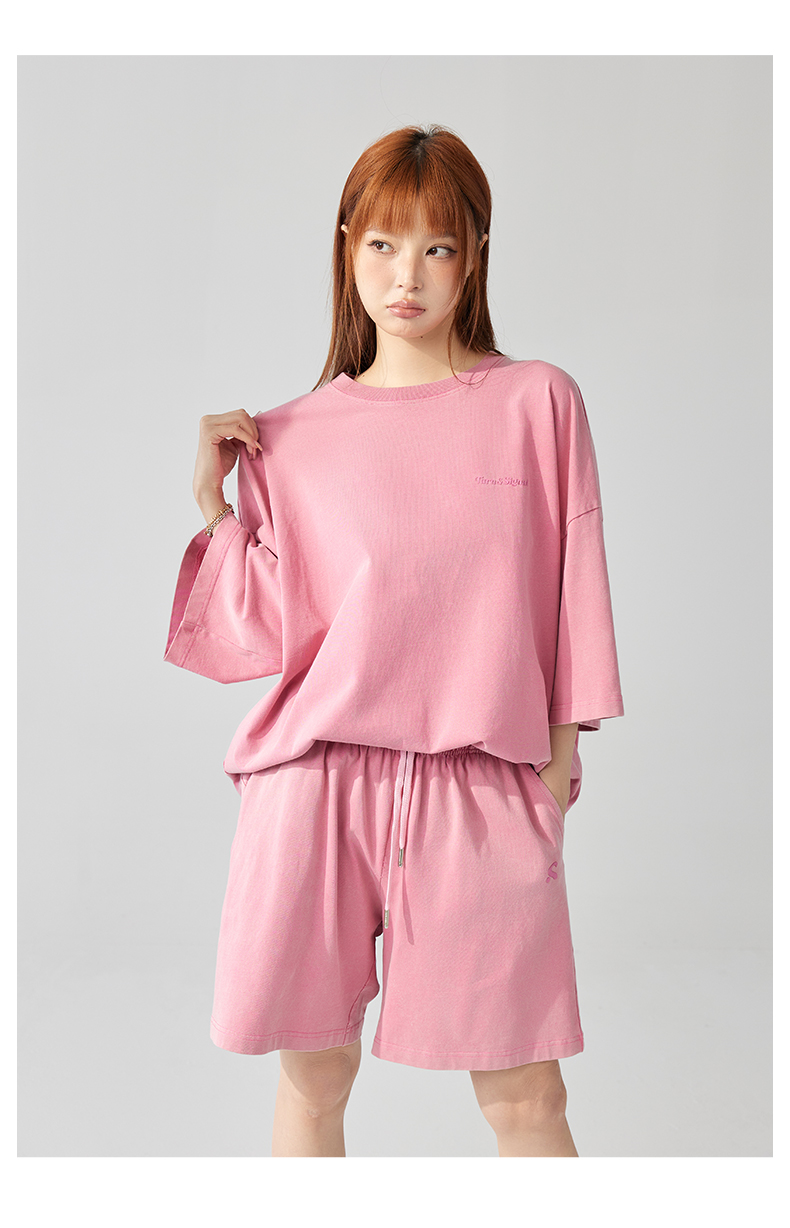 パンツセットアップ ショート ゆったりくつろぎショートセット