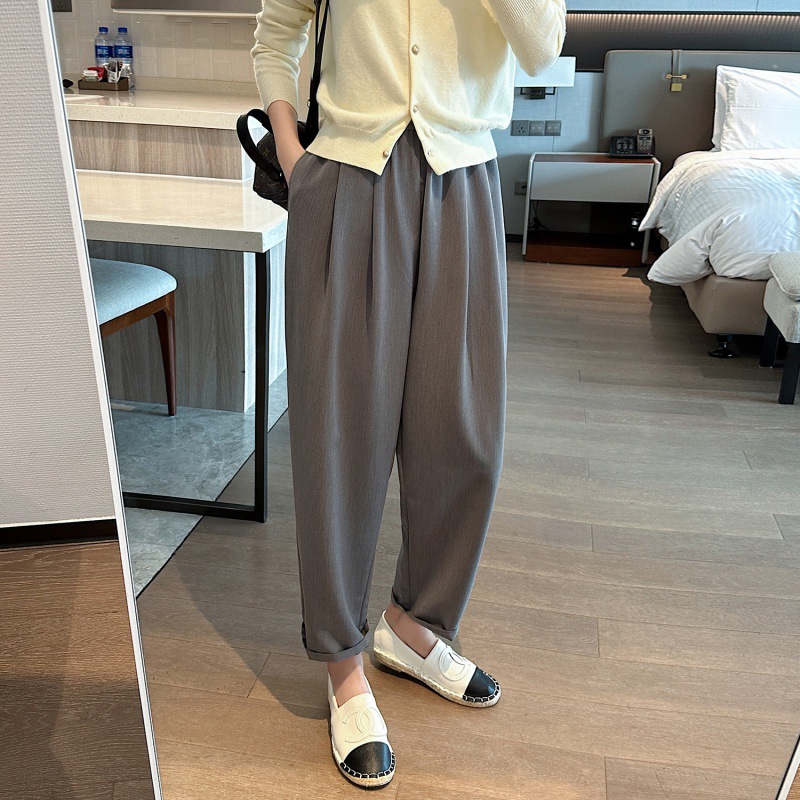 パンツセットアップ ゆったりシルエット美脚パンツ