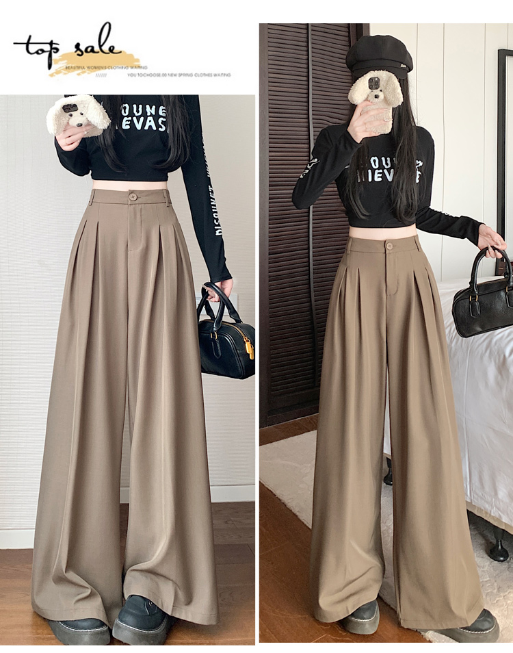 パンツセットアップ 流れるシルエット ワイドパンツ